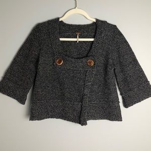 BOGO 50% Free People Wool Button Sweater SzMedium